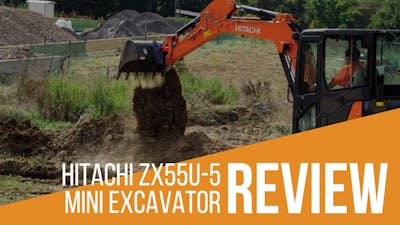 ZX55U-5 Hitachi Mini Excavator Review & Specs