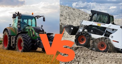 Skid Steer vs Tractor: Agriculture & Construction Applications