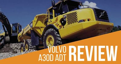 Volvo A30D Articulated Dump Truck (ADT) Review & Specs | Volvo Dumper