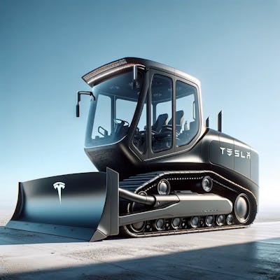 Tesla Launches the World's First Electric Driverless Dozer
