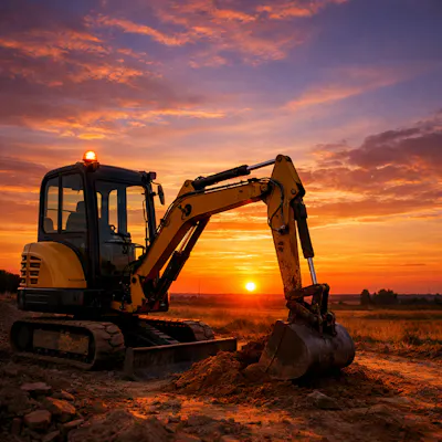 Excavator hire rates in Hobart